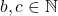 b, c \in \mathbb{N}