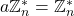 a% %TCIMACRO{\U{2124} }% %BeginExpansion \mathbb{Z} %EndExpansion _{n}^{\ast }=% %TCIMACRO{\U{2124} }% %BeginExpansion \mathbb{Z} %EndExpansion _{n}^{\ast }