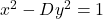 x^2-Dy^2 = 1