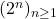 (2^n)_{n \geq 1}