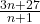 \frac{3n+27}{n+1}