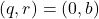 (q,r)=(0,b)