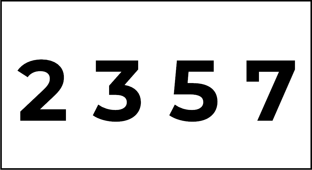 Corner numbers